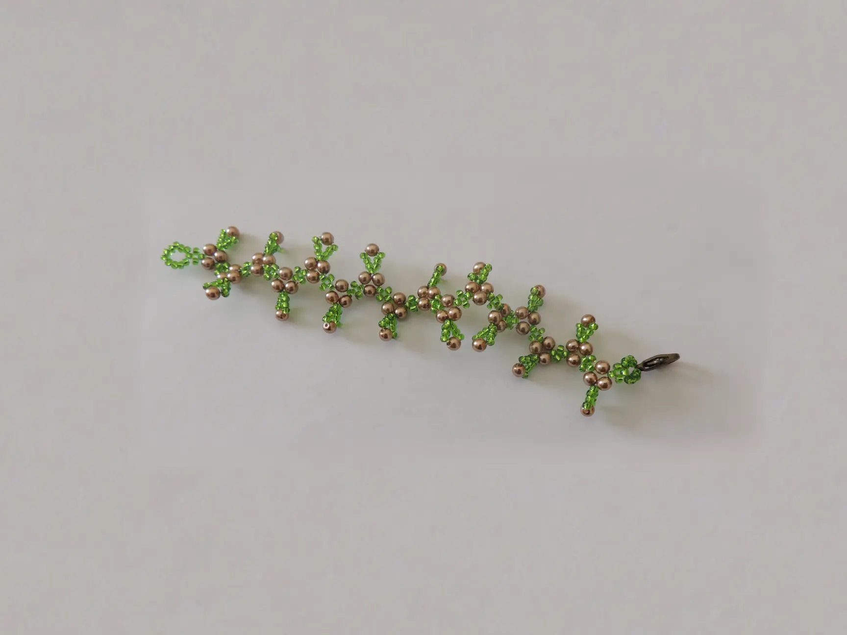 bracelet galatéa vert et brun